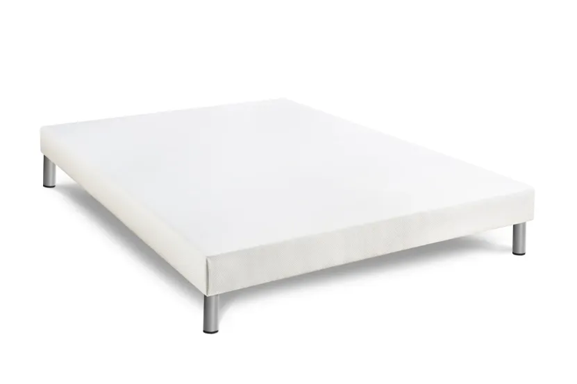 Ensemble Matelas Sommier 160x200 cm - Sommier Blanc (déjà monté) - Bodyform