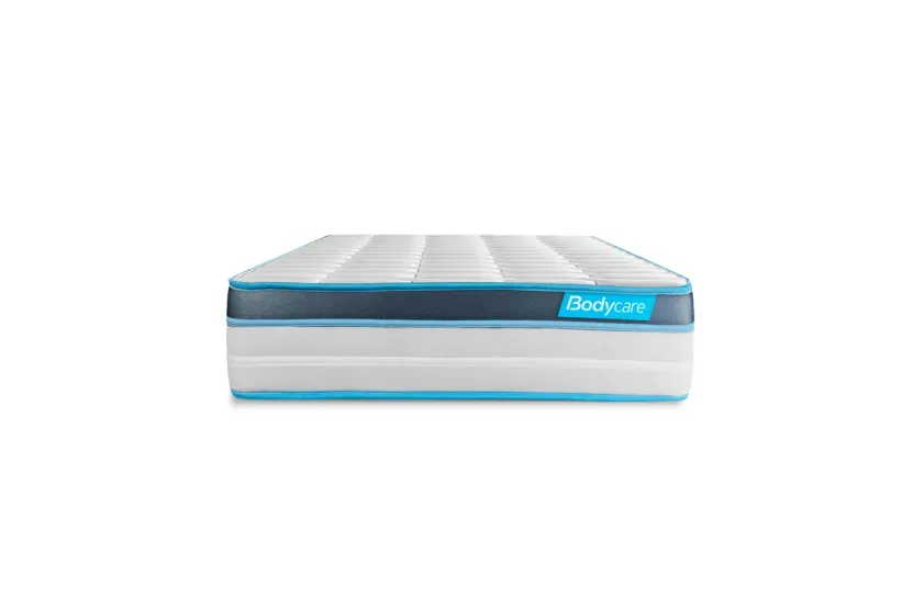 Ensemble Matelas Sommier 90x200 cm - Sommier Blanc (en kit) - BodyFit