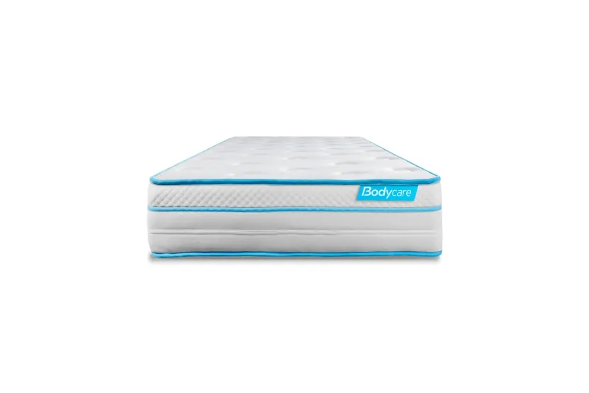 Ensemble Matelas Sommier 90x200 cm - Sommier Blanc (en kit) - BodyMax