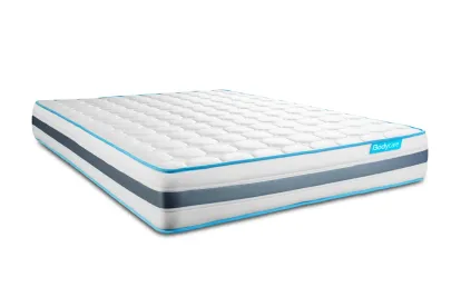 Matelas 140x190 cm Ressorts ensachés et Mémoire de forme - BodyFlex